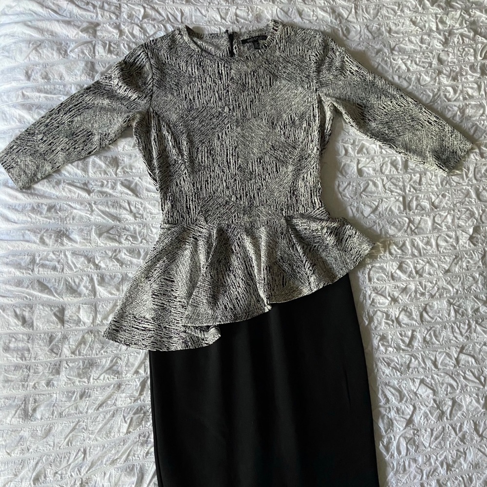 Eva Longoria Peplum Dress